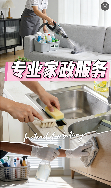 专业家政服务，焕新品质生活，贴心守护每一份洁净与舒适  